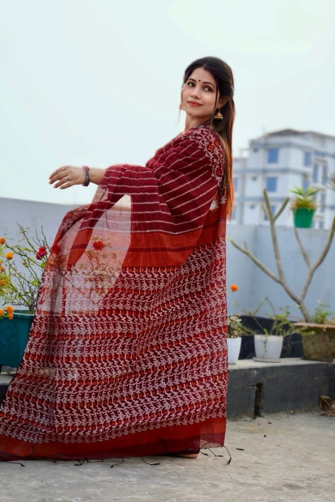Meroon Jamdani